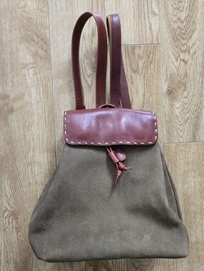 Leather CONVERTIBLE Backpack To Shoulder Bag By DORSA